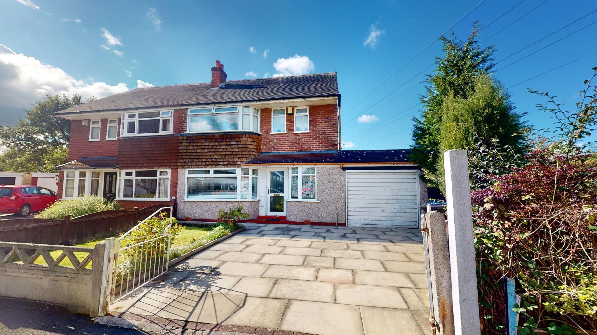 3 bed semidetached house for sale in Eddisbury Avenue, Urmston
