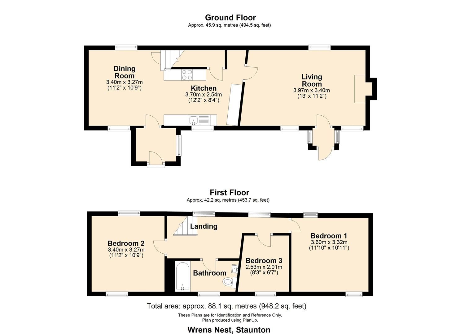 3 bed detached house for sale in House With Planning, StauntonOnWye