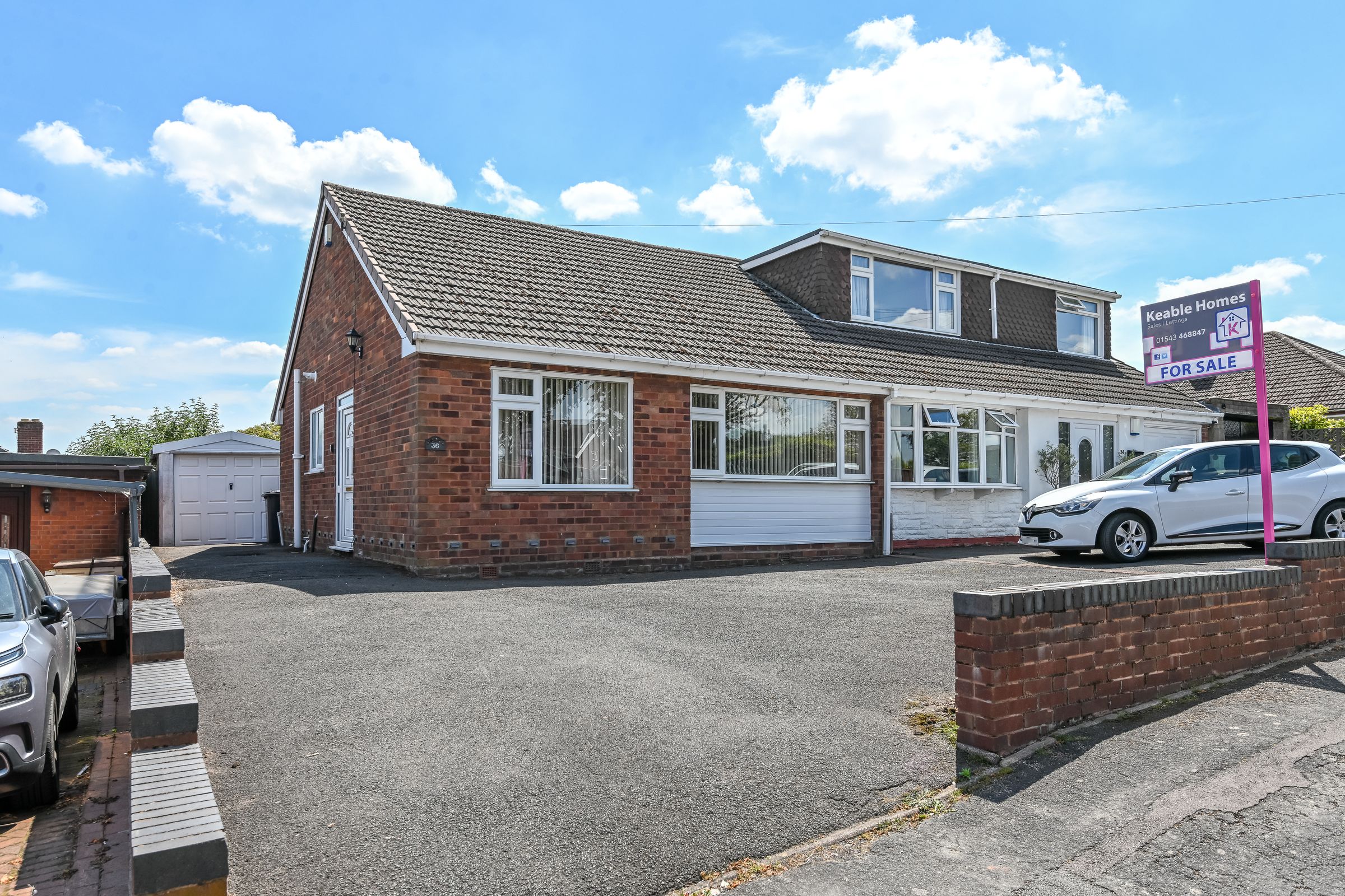 2 bed semidetached bungalow for sale in Glenthorne Drive, Cheslyn Hay