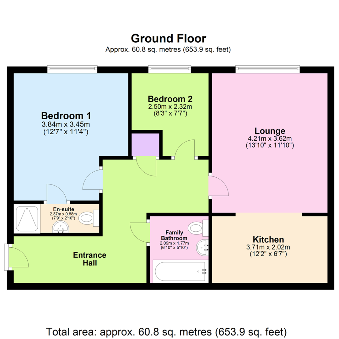 2 bed flat for sale in Swan Court, Askern, Doncaster DN6 Zoopla