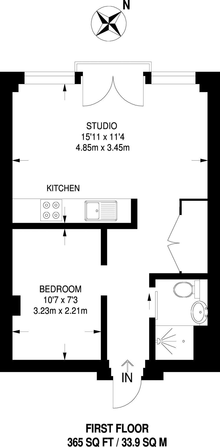 Studio to rent in Cardinal Place, Woking GU22 Zoopla