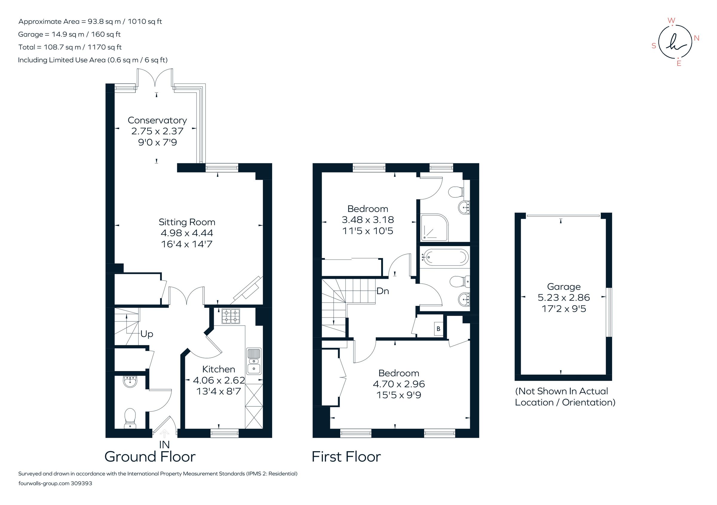 2 bed terraced house for sale in Springfield Park, North Parade
