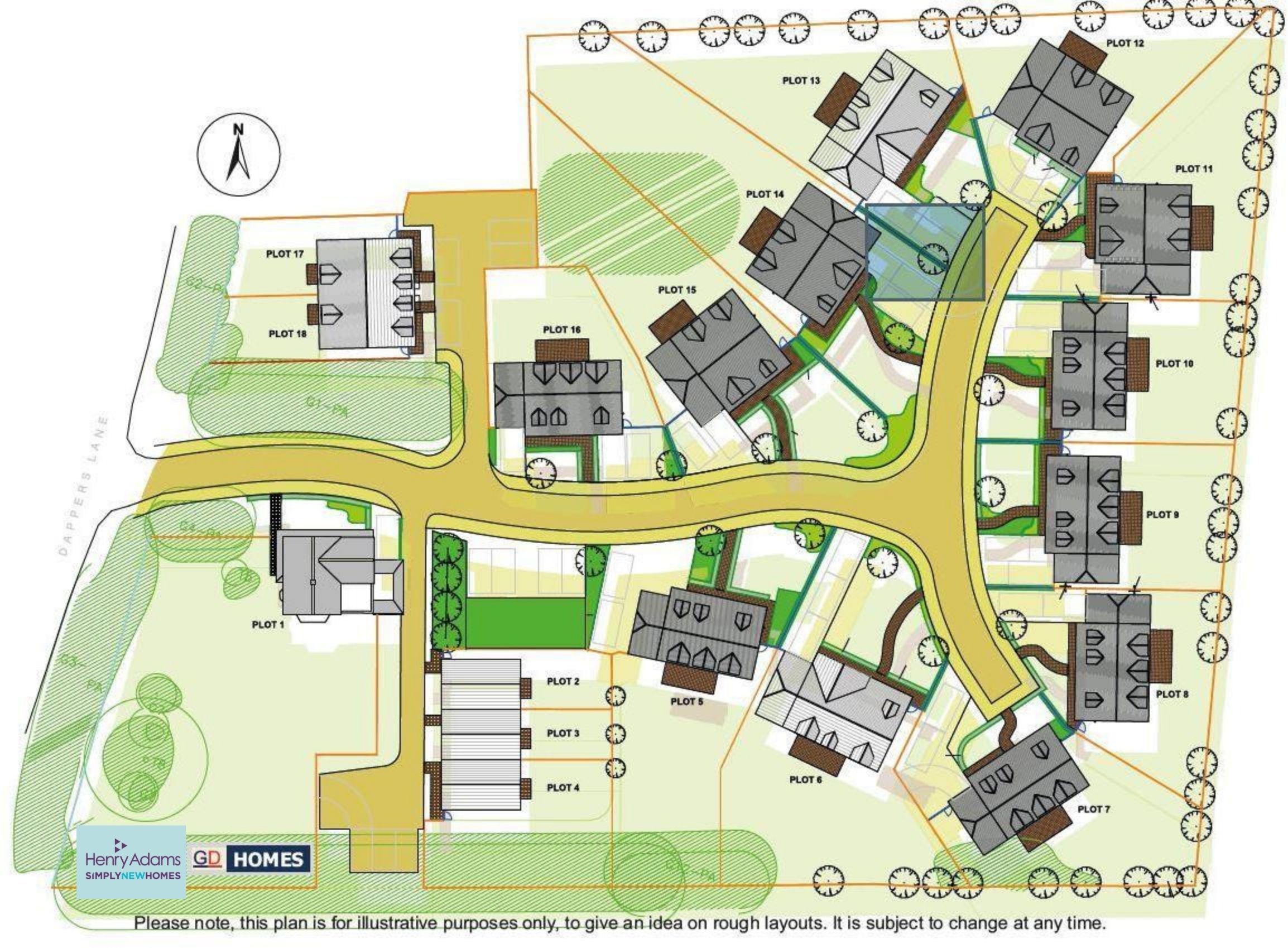 New home, 4 bed detached house for sale in Swallows Gate, Dappers Lane