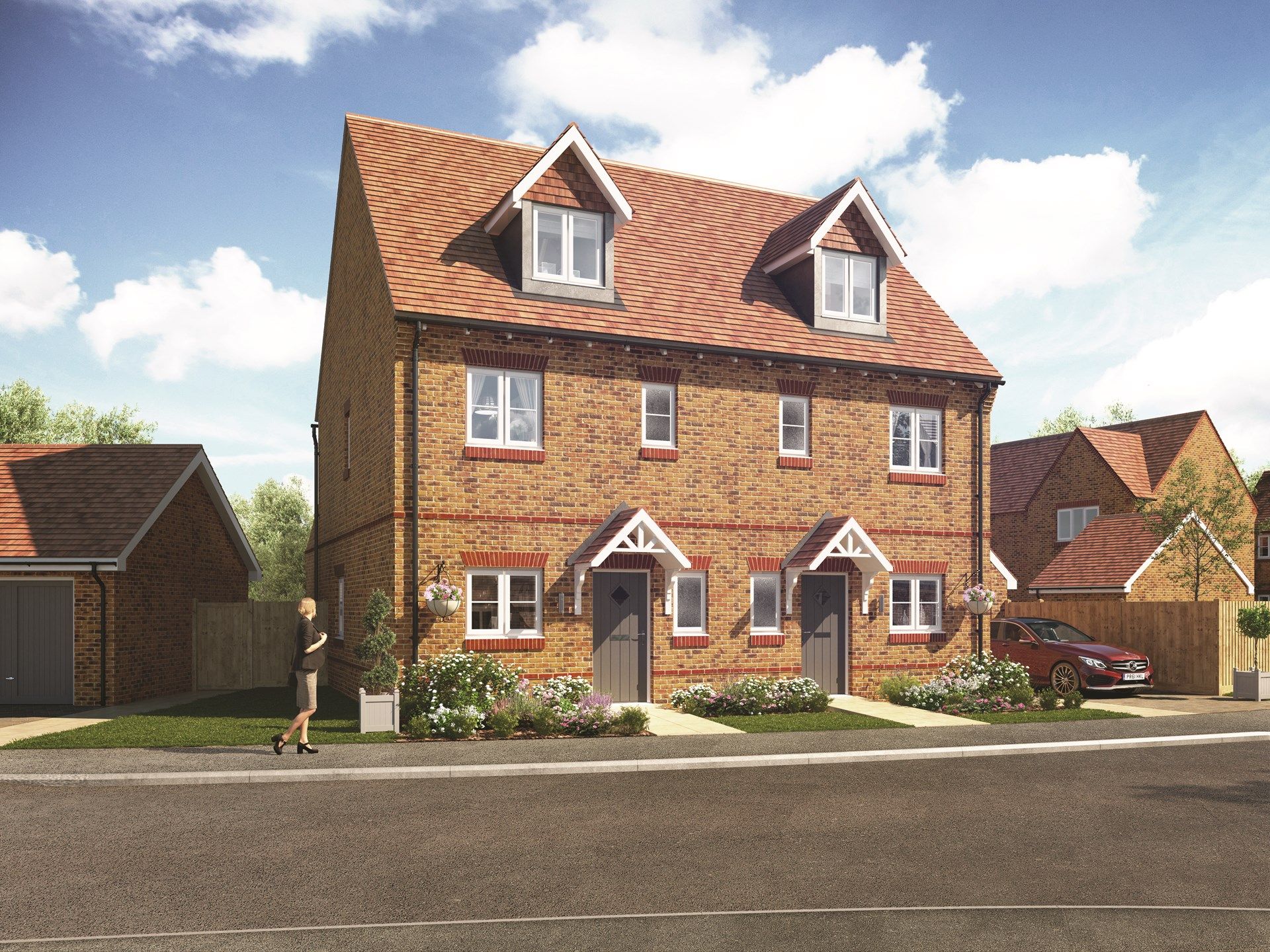 New home, 3 bed terraced house for sale in "Ashford" at Highworth Road