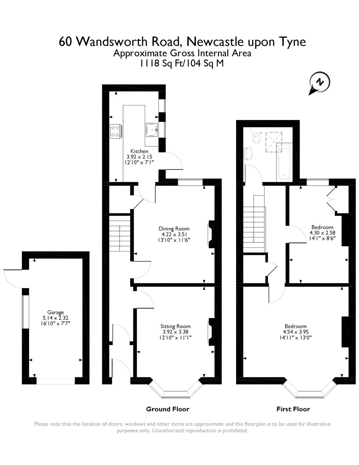 2 bed terraced house for sale in Wandsworth Road, Heaton, Newcastle Upon Tyne, Tyne & Wear NE6