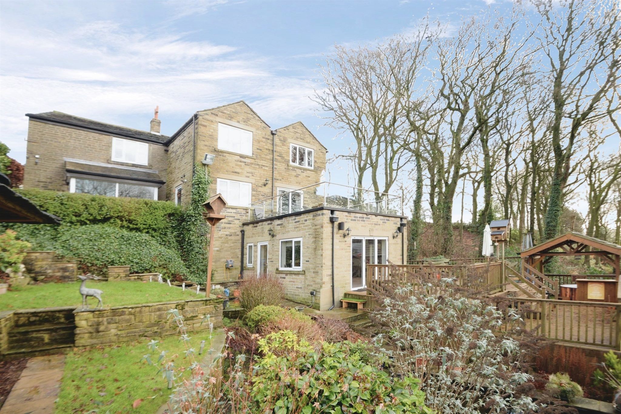 5 bed detached house for sale in Shelf Moor Road, Shelf, Halifax HX3