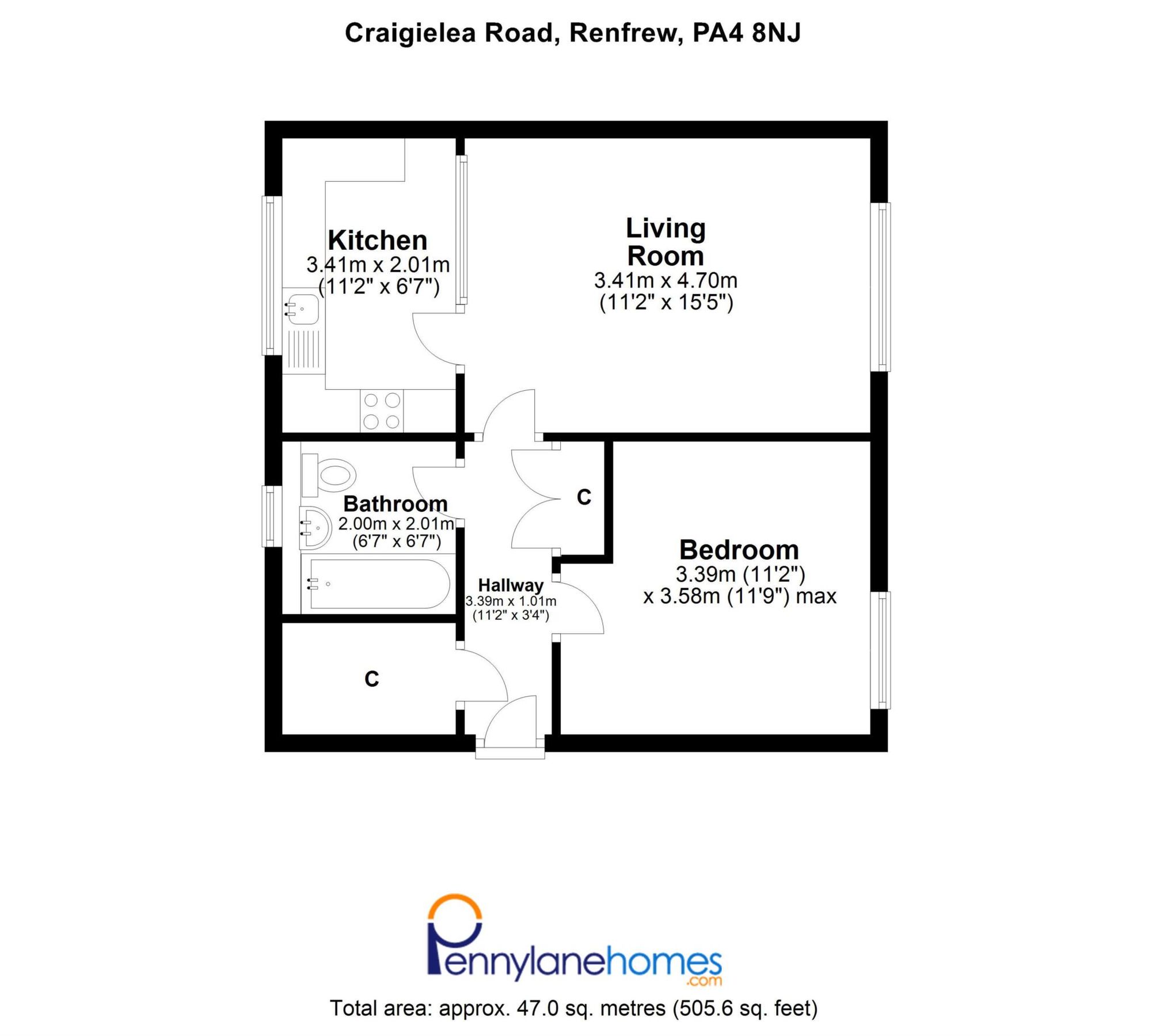 1 bed flat for sale in Craigielea Road, Renfrew PA4 Zoopla