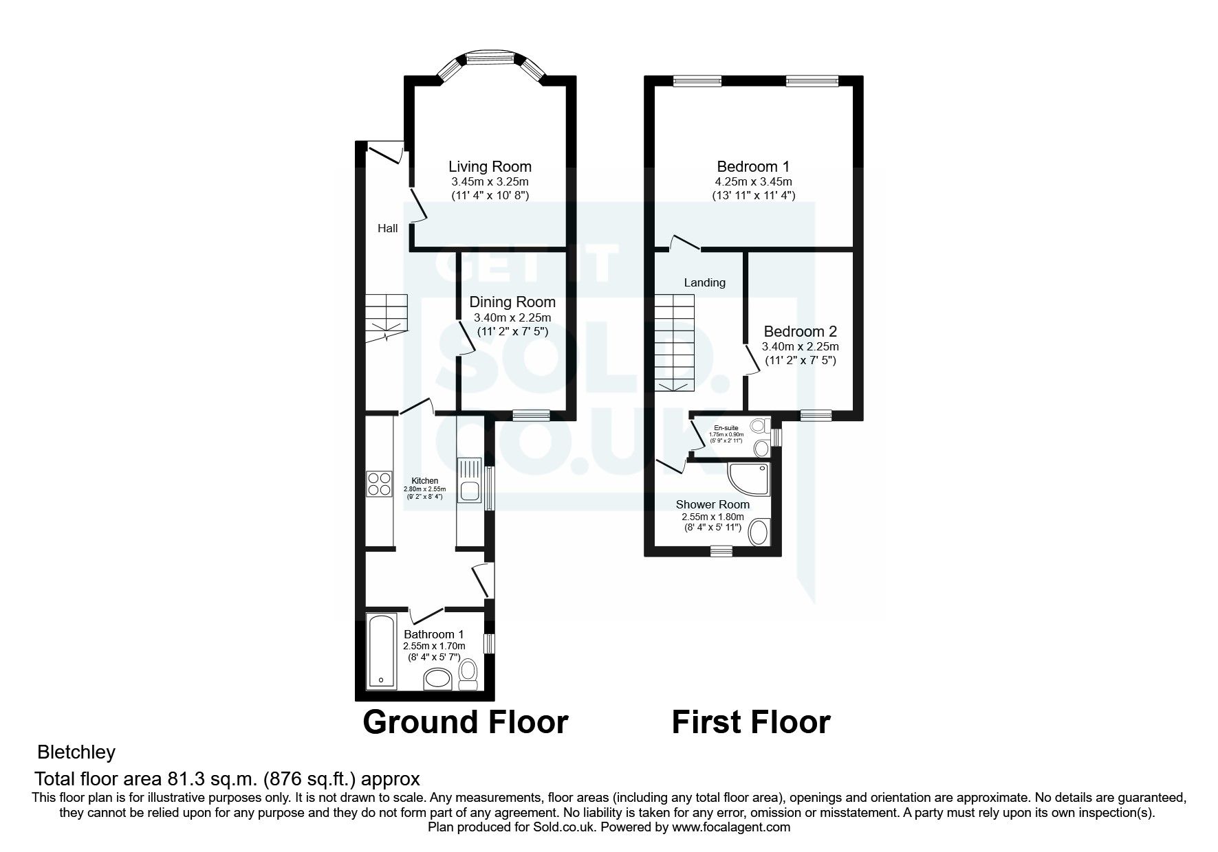2 bed terraced house for sale in Street, Bletchley, Milton