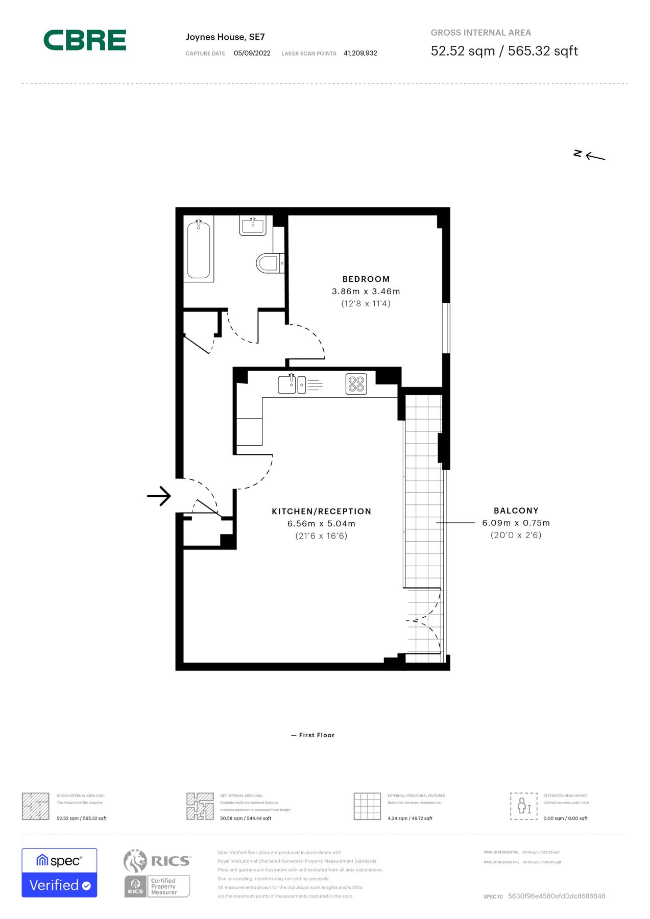 New home, 1 bed flat for sale in Joynes House, 700 Woolwich Road SE7