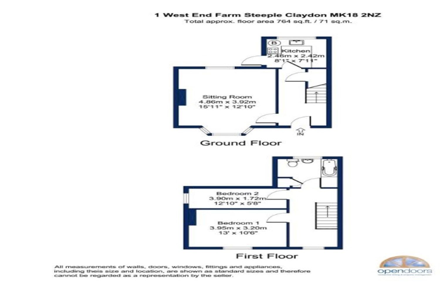 2 bed end terrace house to rent in West Street, Steeple Claydon