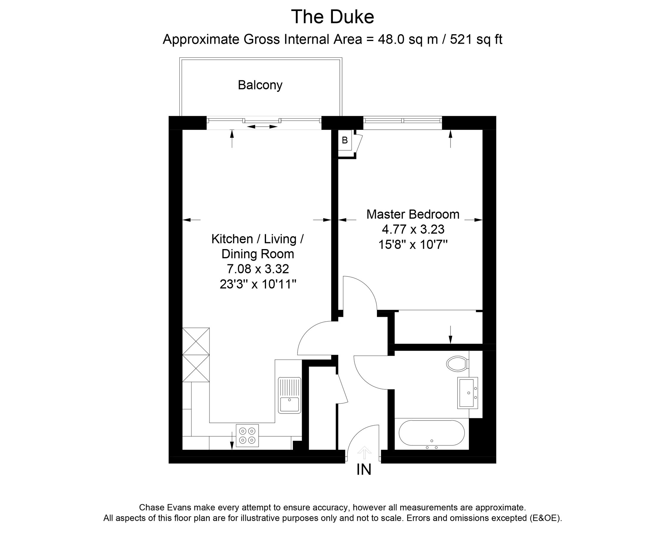 1 bed flat for sale in The Duke, Langley Square, Dartford DA1 Zoopla