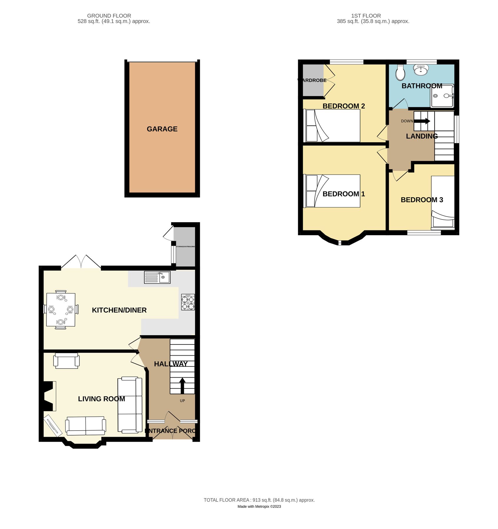 3 bed semidetached house for sale in Kings Head Lane, Uplands, Bristol