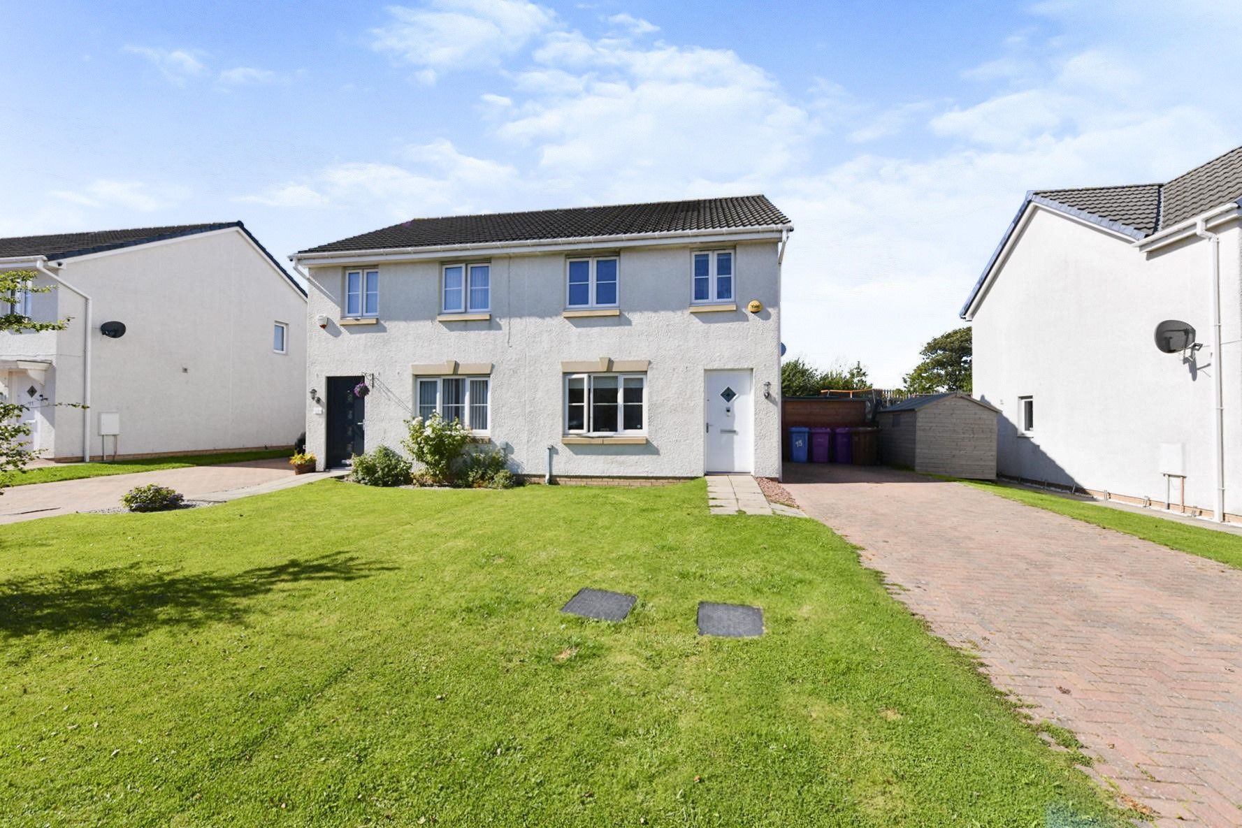 3 bed semidetached house for sale in Gooding Crescent, Stevenston KA20