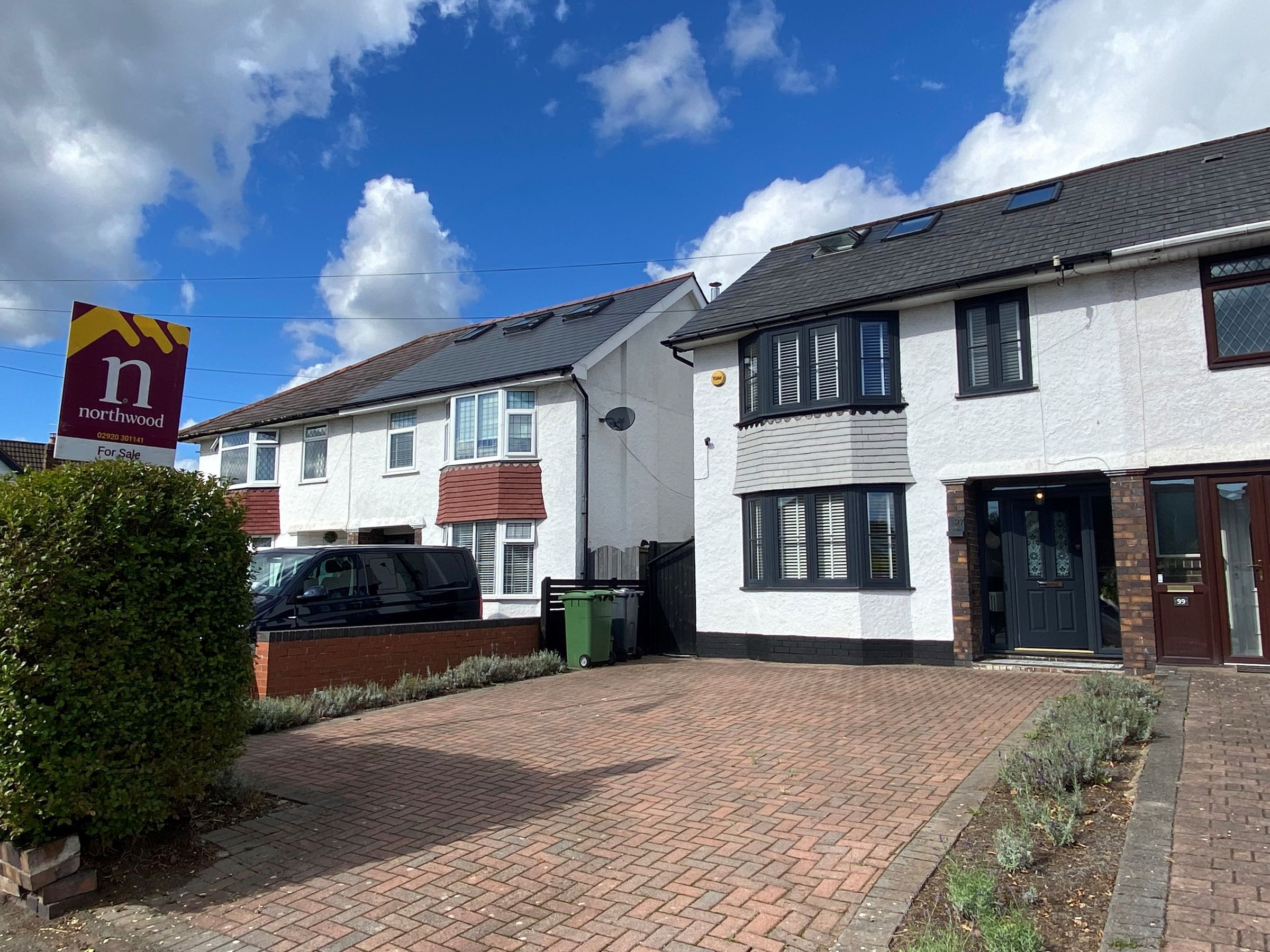 5 bed semidetached house for sale in Tyn Y Parc Road, Rhiwbina