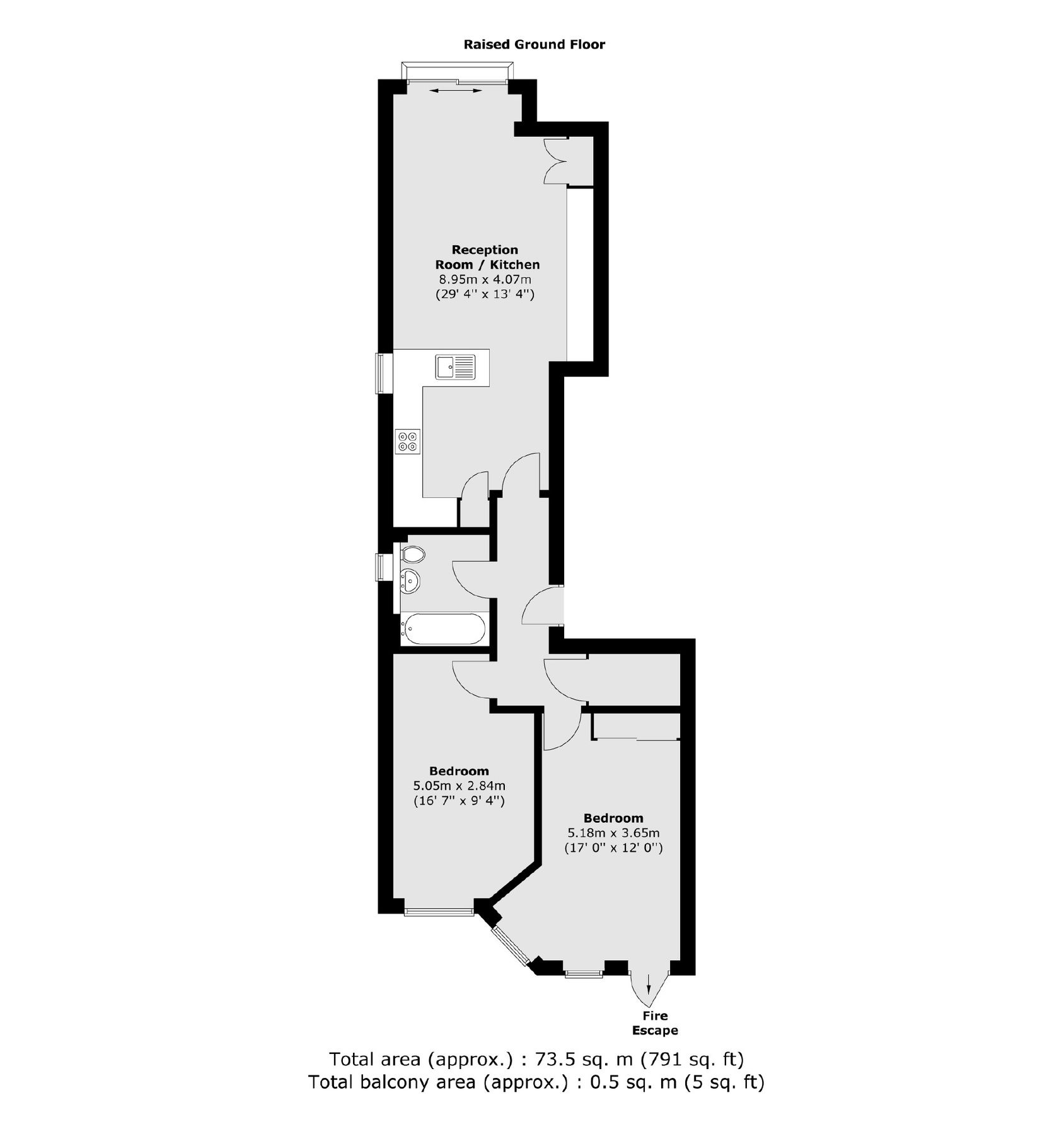 2 bed flat for sale in South Bank, Surbiton KT6 Zoopla
