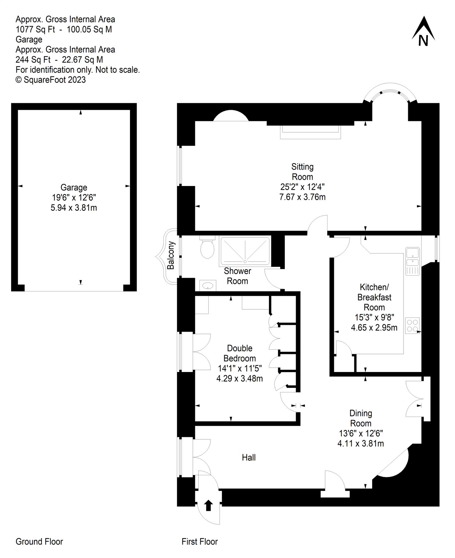 1 bed flat for sale in 18/3 Hyndford House, Fidra Road, North Berwick
