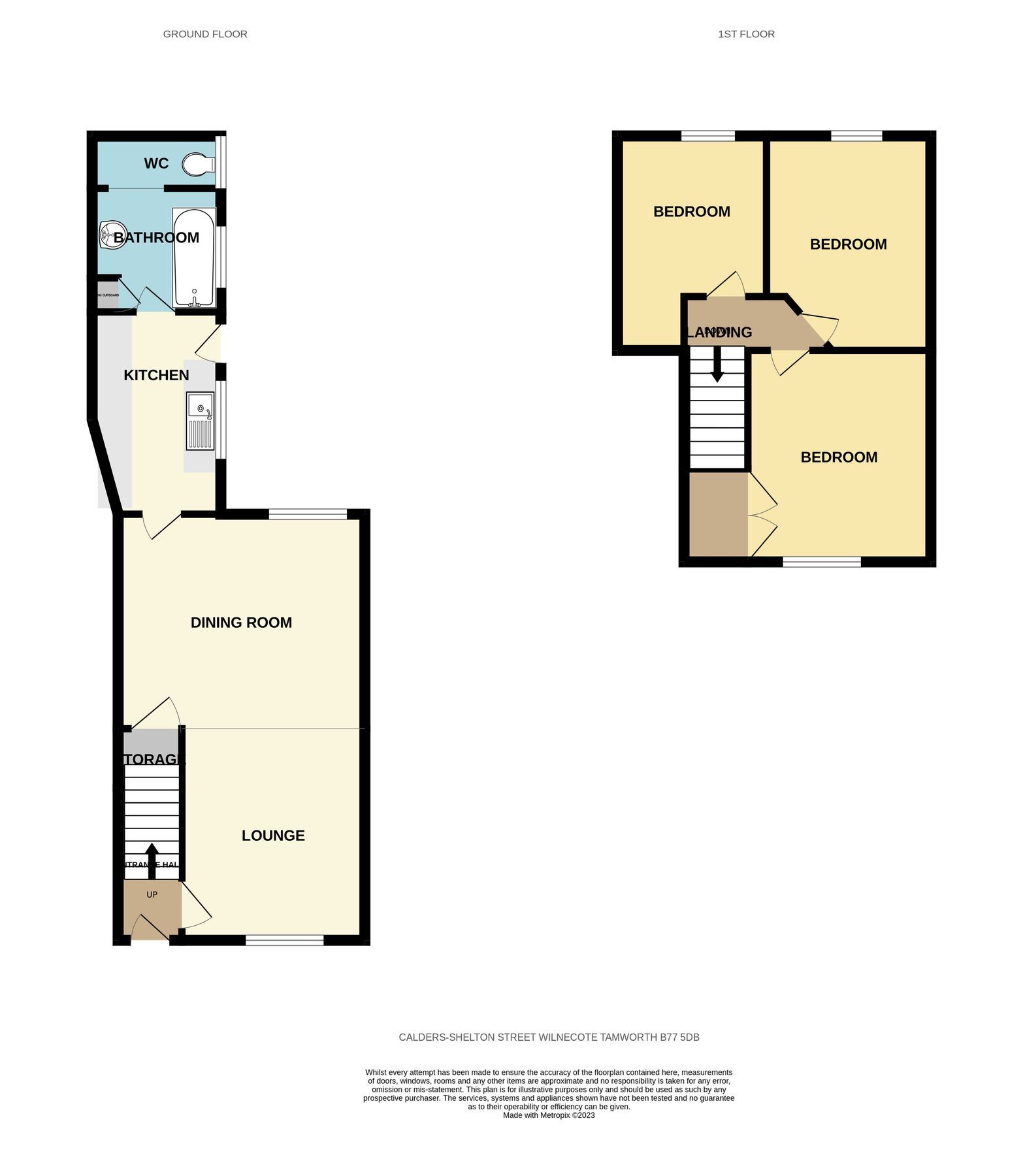 3 bed end terrace house for sale in Shelton Street, Wilnecote, Tamworth