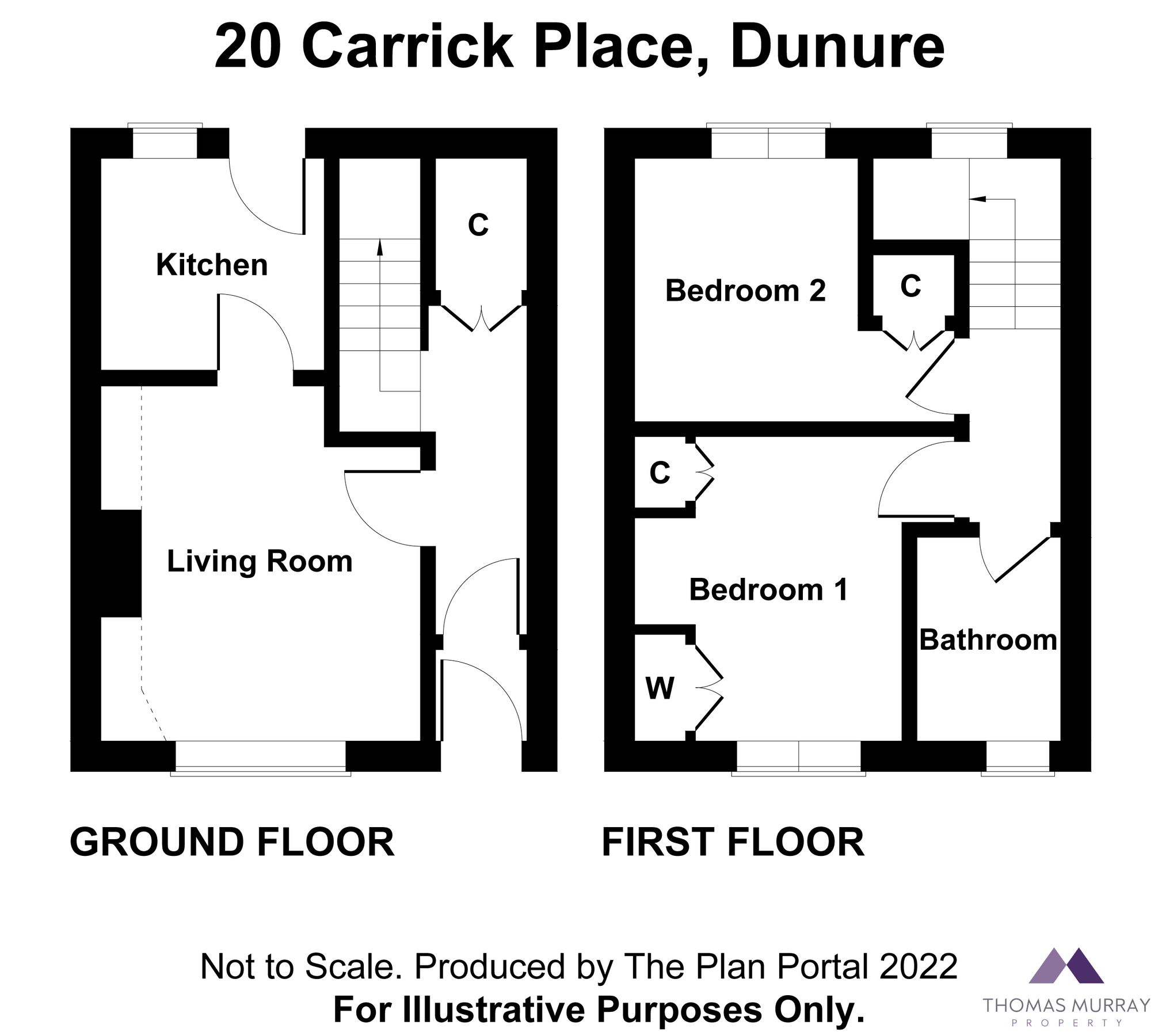 2 bed terraced house for sale in Carrick Place, Dunure, Ayr KA7 Zoopla