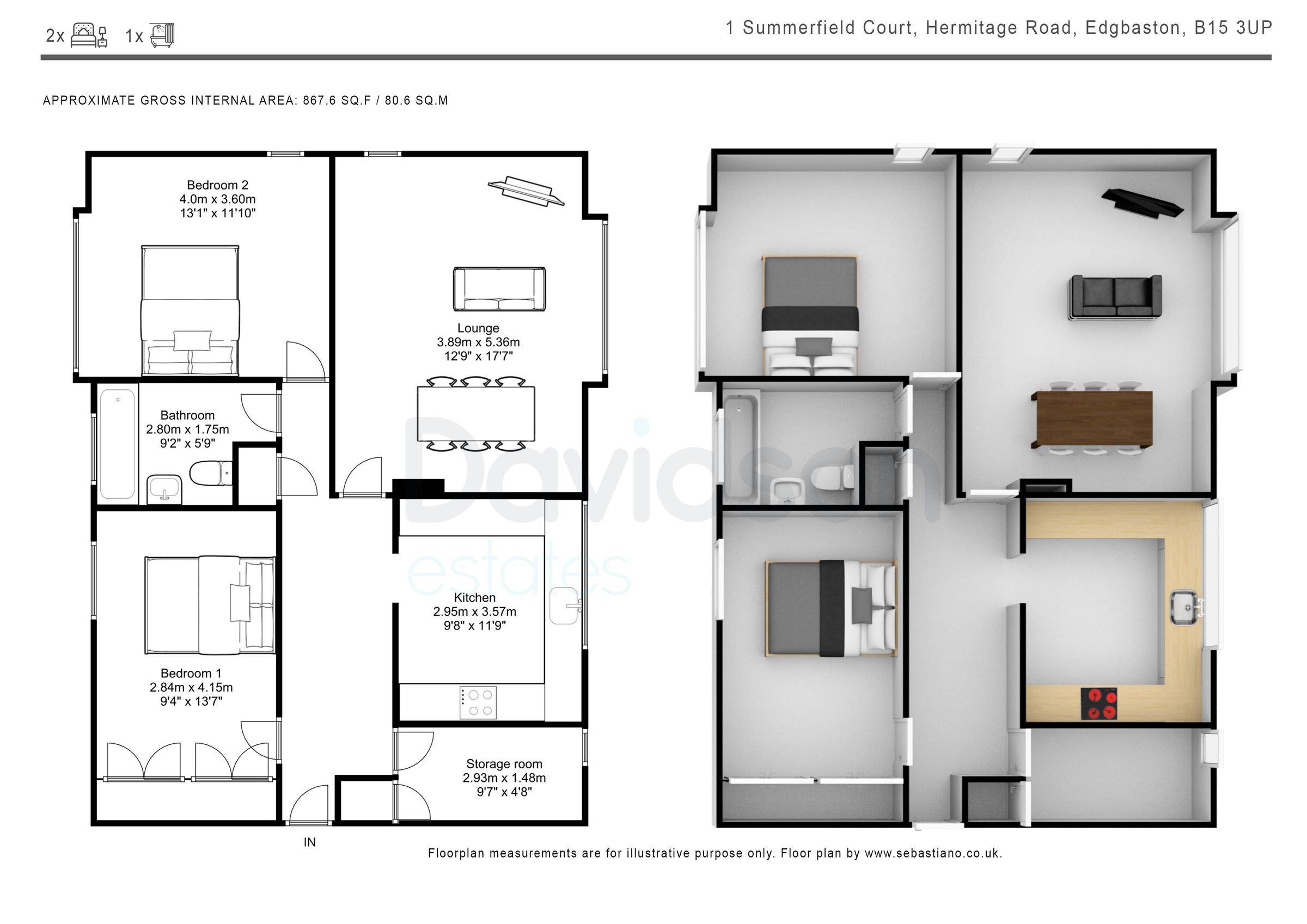 2 bed flat for sale in Hermitage Road, Edgbaston, Birmingham B15 Zoopla