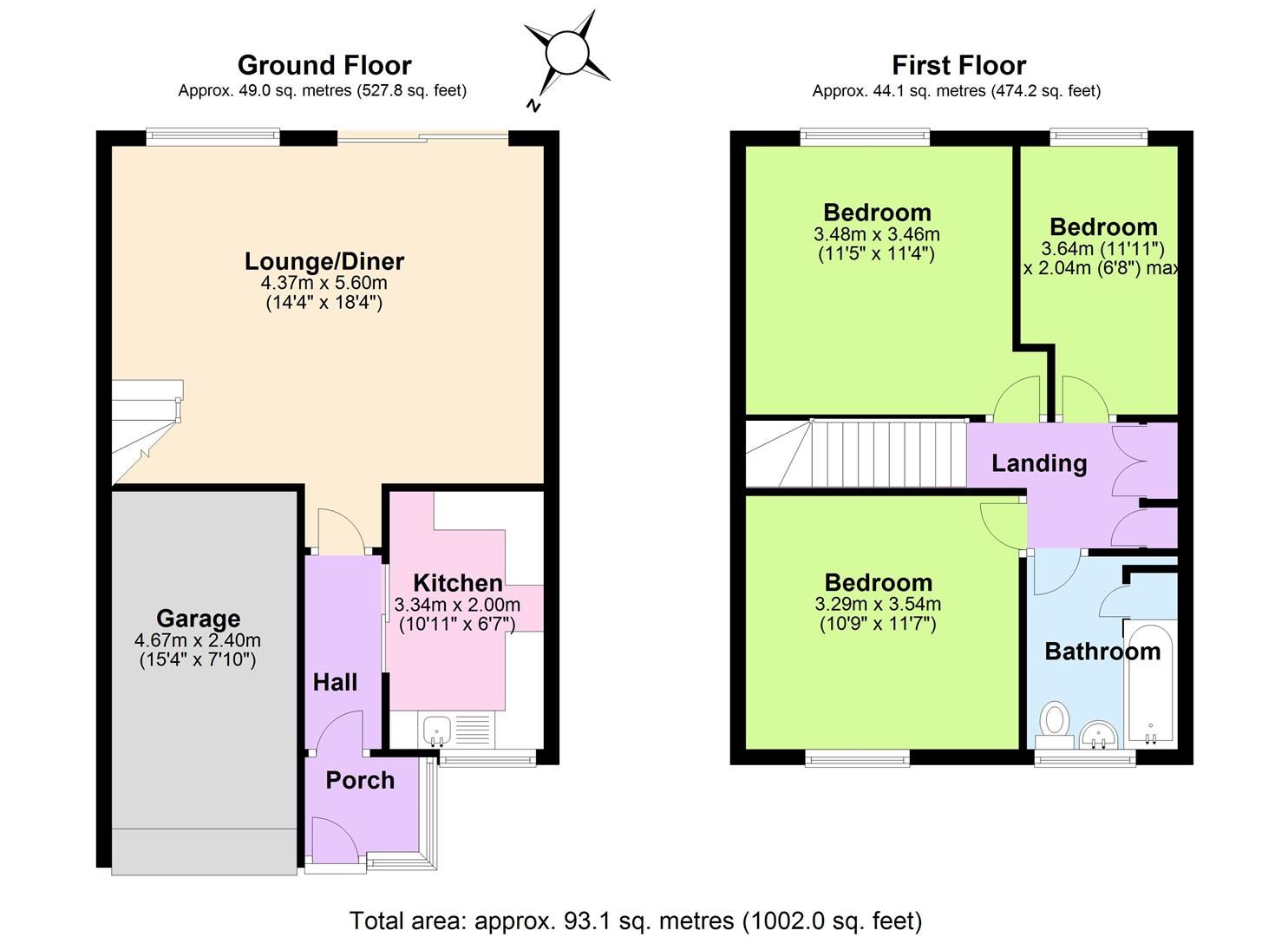 3 bed town house for sale in Dale Close, West Bridgford, Nottingham NG2