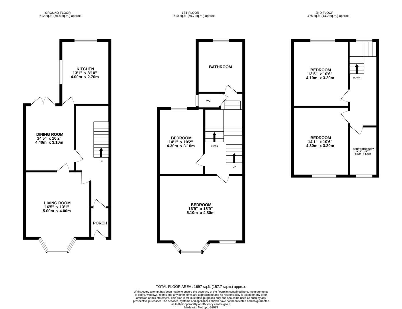 5 bed terraced house for sale in Mount Pleasant Road, Hastings TN34