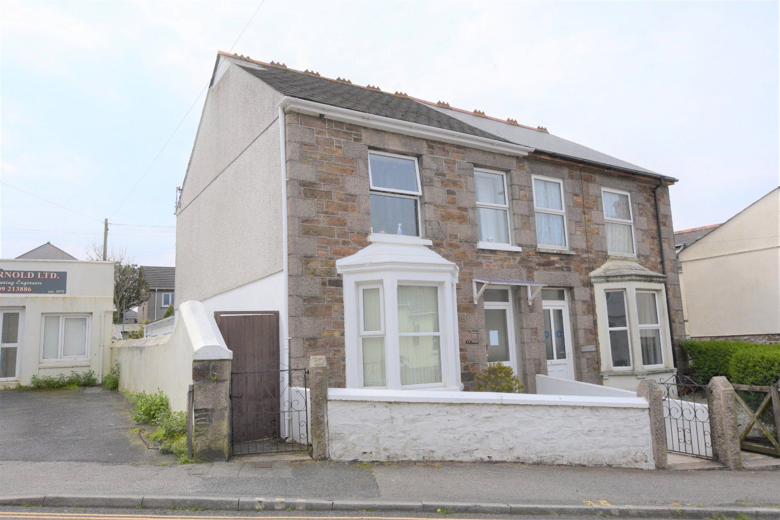 3 bed semidetached house for sale in St. Day Road, Redruth, Cornwall