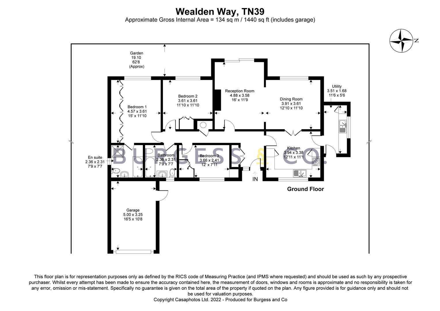 3 bed detached bungalow for sale in Wealden Way, BexhillOnSea TN39