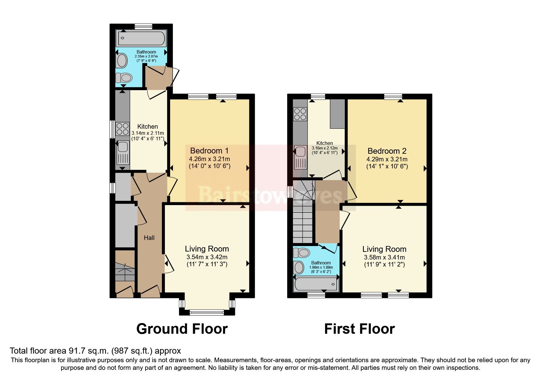 2 bed semidetached house for sale in Oxford Crescent, ClactonOnSea