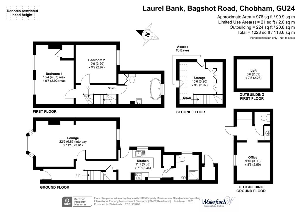 2 bed semidetached house for sale in 1 Laurel Bank, Bagshot Road, Chobham, Woking GU24 Zoopla