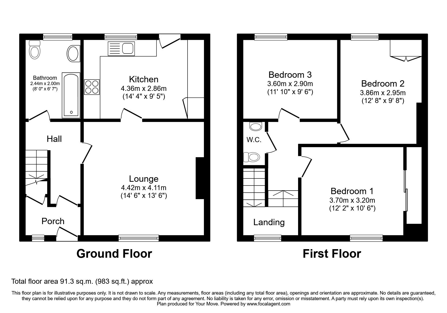 3 bed end terrace house for sale in Maryburn Road, Easthouses, Dalkeith
