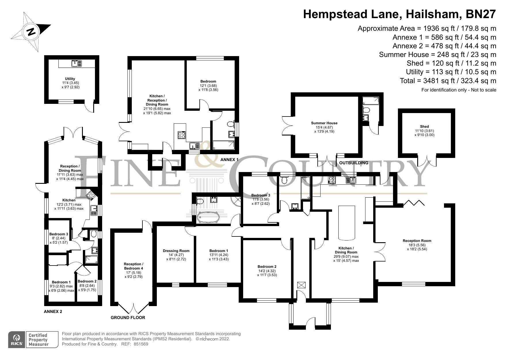 4 bed detached bungalow for sale in Hempstead Lane, Hailsham BN27 Zoopla