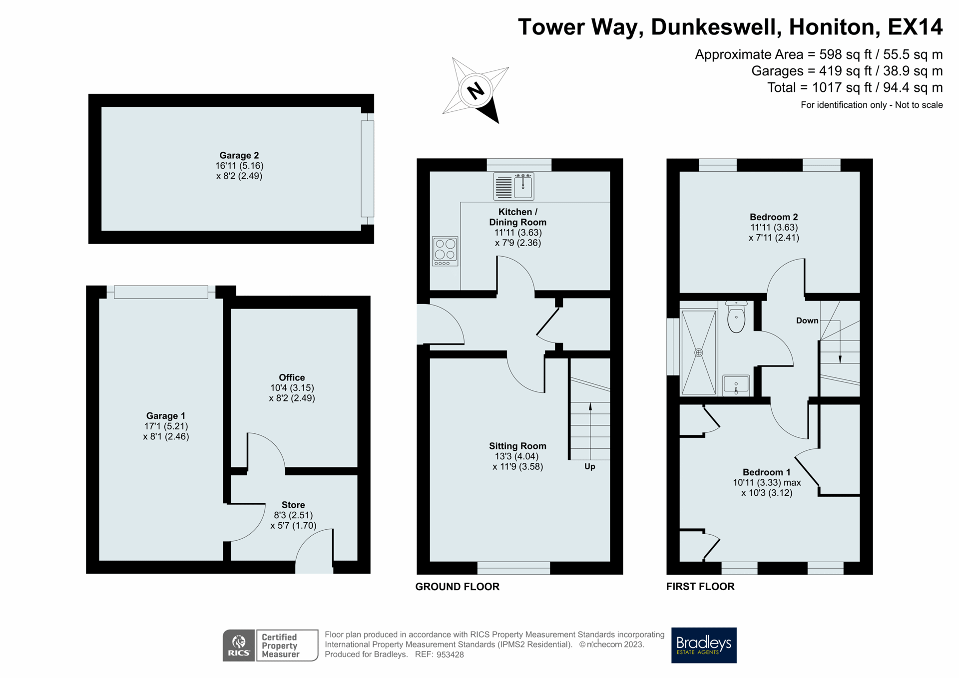 2 bed end terrace house for sale in Tower Way, Dunkeswell, Honiton, Devon EX14 Zoopla