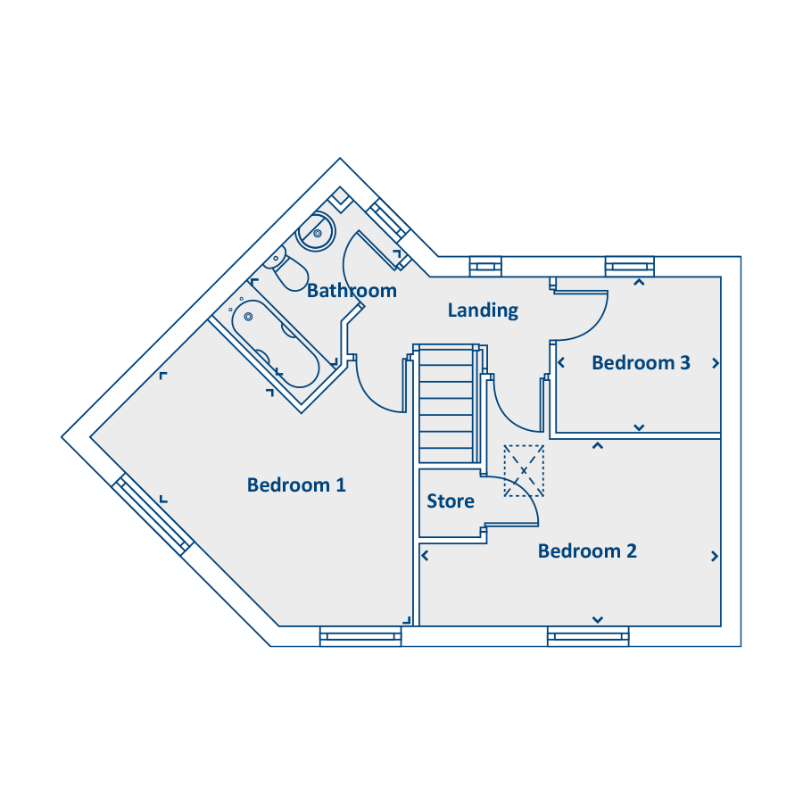 New home, 3 bed property for sale in "Wentworth" at Kingsgate