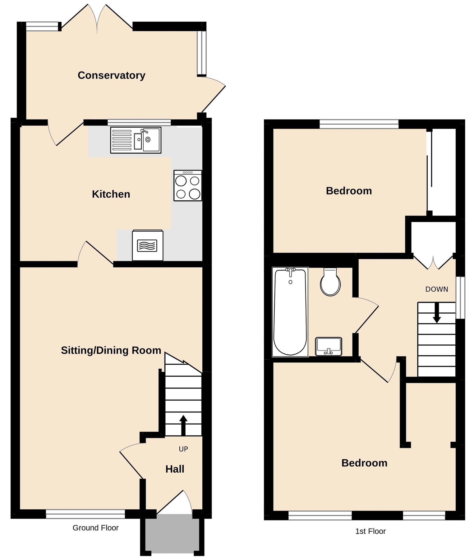 2 bed semidetached house for sale in Chapel Street, Warminster BA12