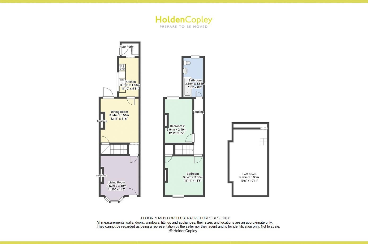 2 bed terraced house to rent in Wallis Street, Old Basford