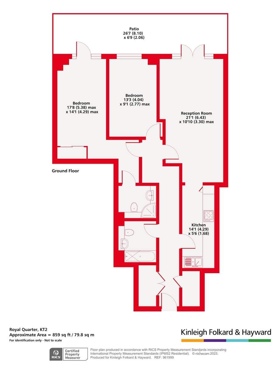 2 bed flat for sale in Royal Quarter, Seven Kings Way, Kingston Upon