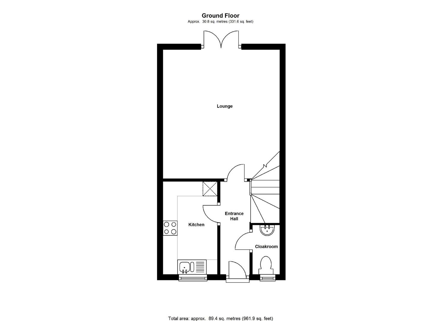 3 bed semidetached house for sale in Newington Gate, Ashland, Milton