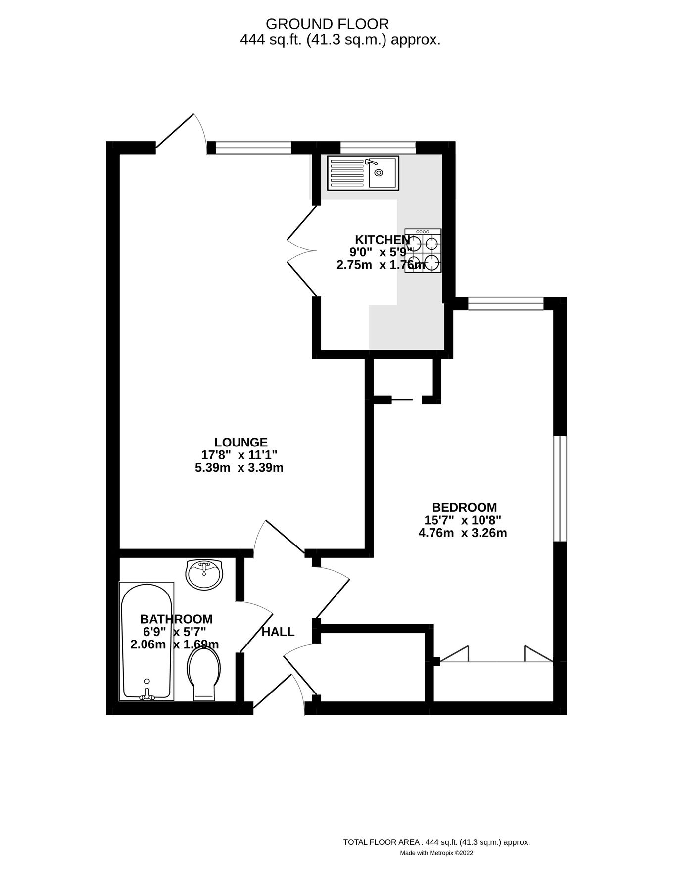 1 bed flat for sale in Silverwood Court, Wakehurst Place, Rustington