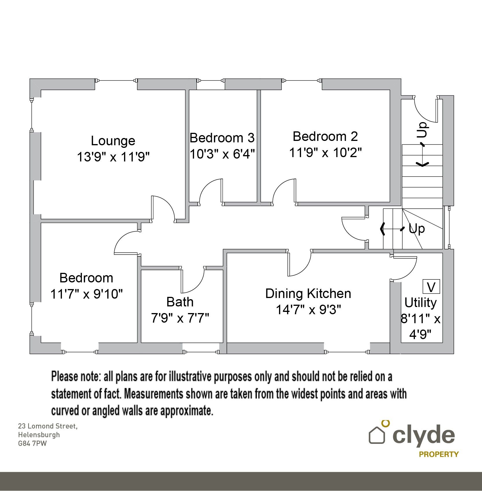 3 bed flat for sale in Lomond Street, Helensburgh, Argyll And Bute G84