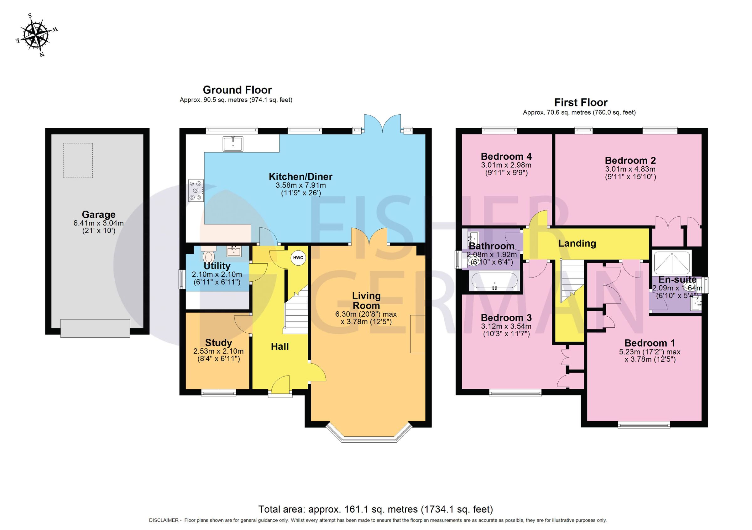 New home, 4 bed detached house for sale in Drakes Broughton, Pershore