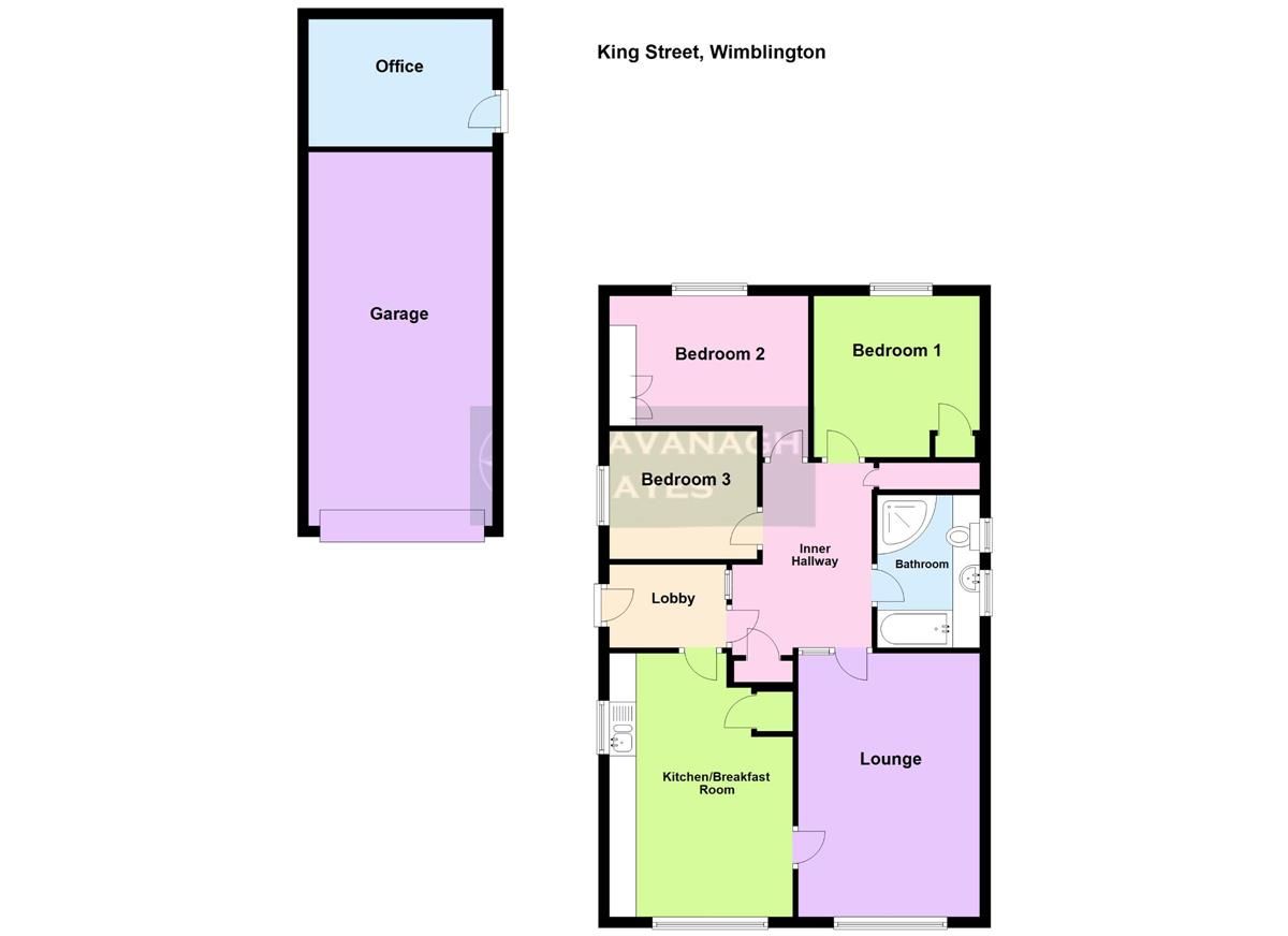 3 bed detached bungalow to rent in King Street, Wimblington, March PE15
