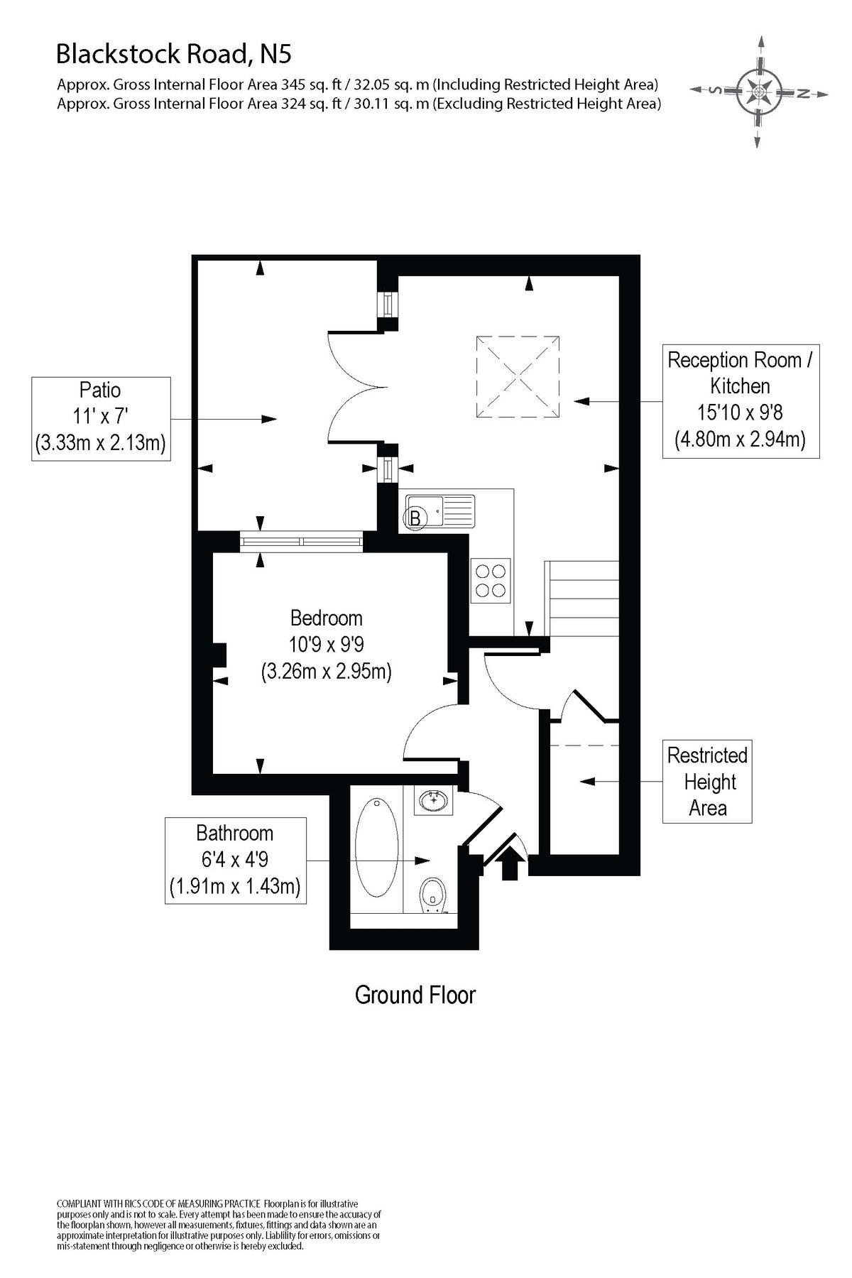 1 bed flat for sale in Blackstock Road, Highbury, London N5 Zoopla