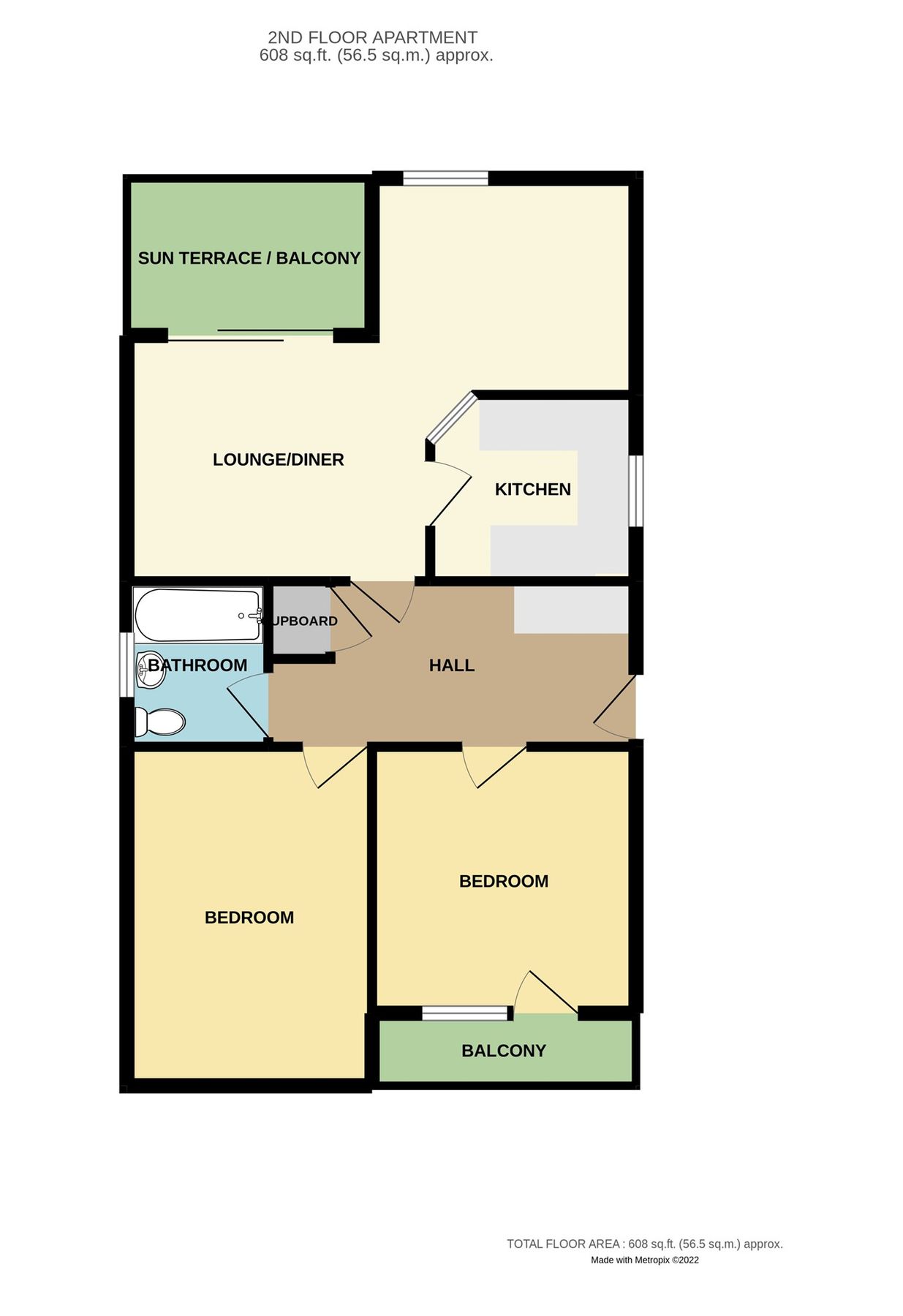 2 bed flat for sale in The Vale, Basildon SS16 Zoopla