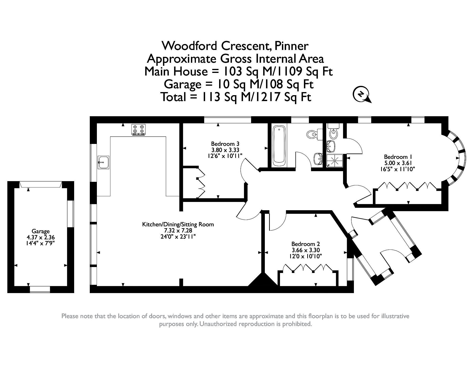 3 bed bungalow for sale in Woodford Crescent, Pinner HA5 Zoopla