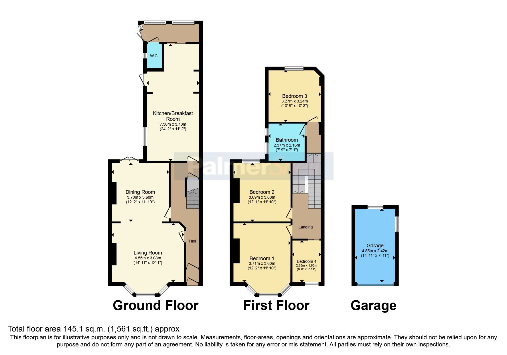 4 bed terraced house for sale in Sunnyside Road, WestonSuperMare BS23