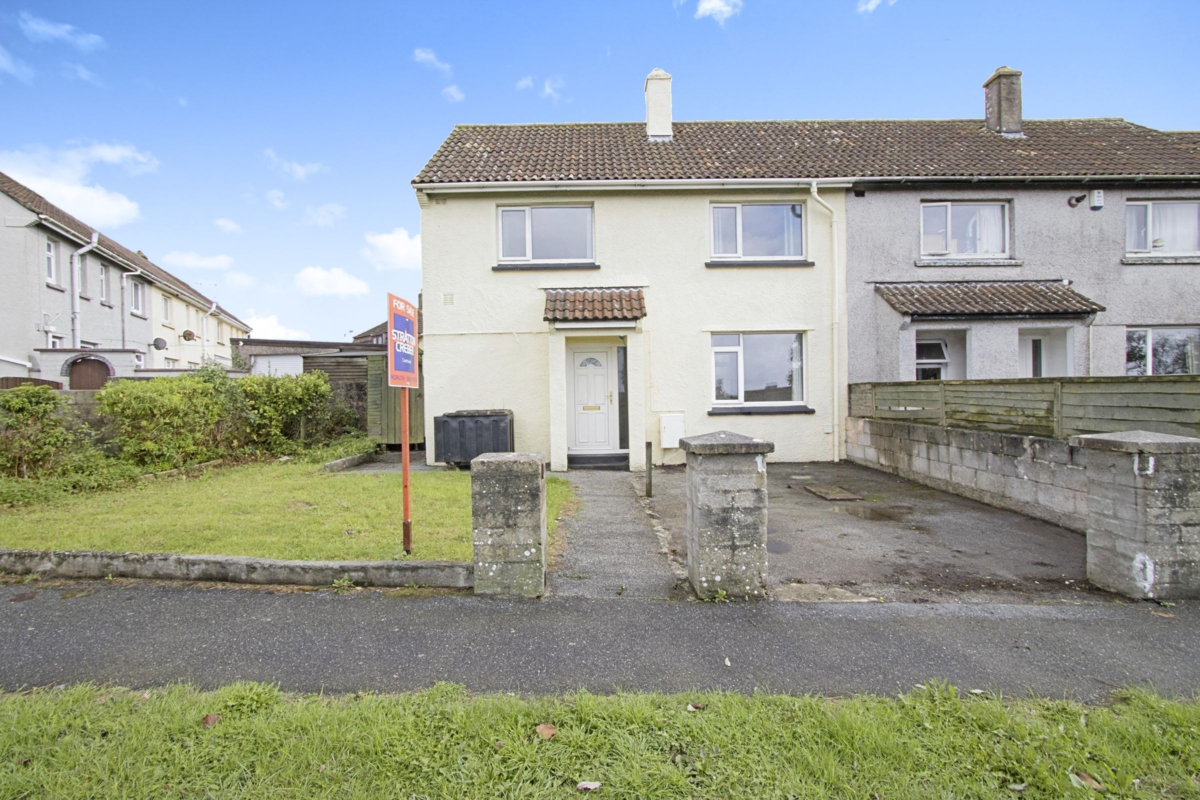 3 bed semidetached house for sale in Tresaderns Road, Redruth TR15