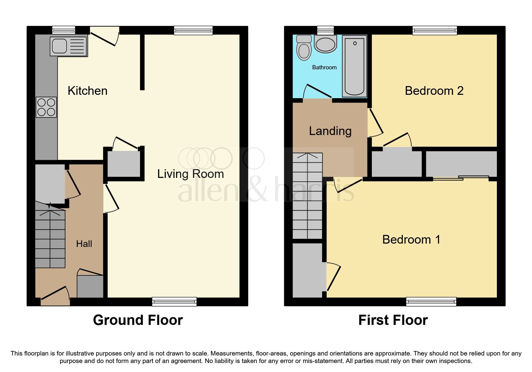 2 bed semidetached house for sale in Hillrigg, Greengairs, Airdrie ML6