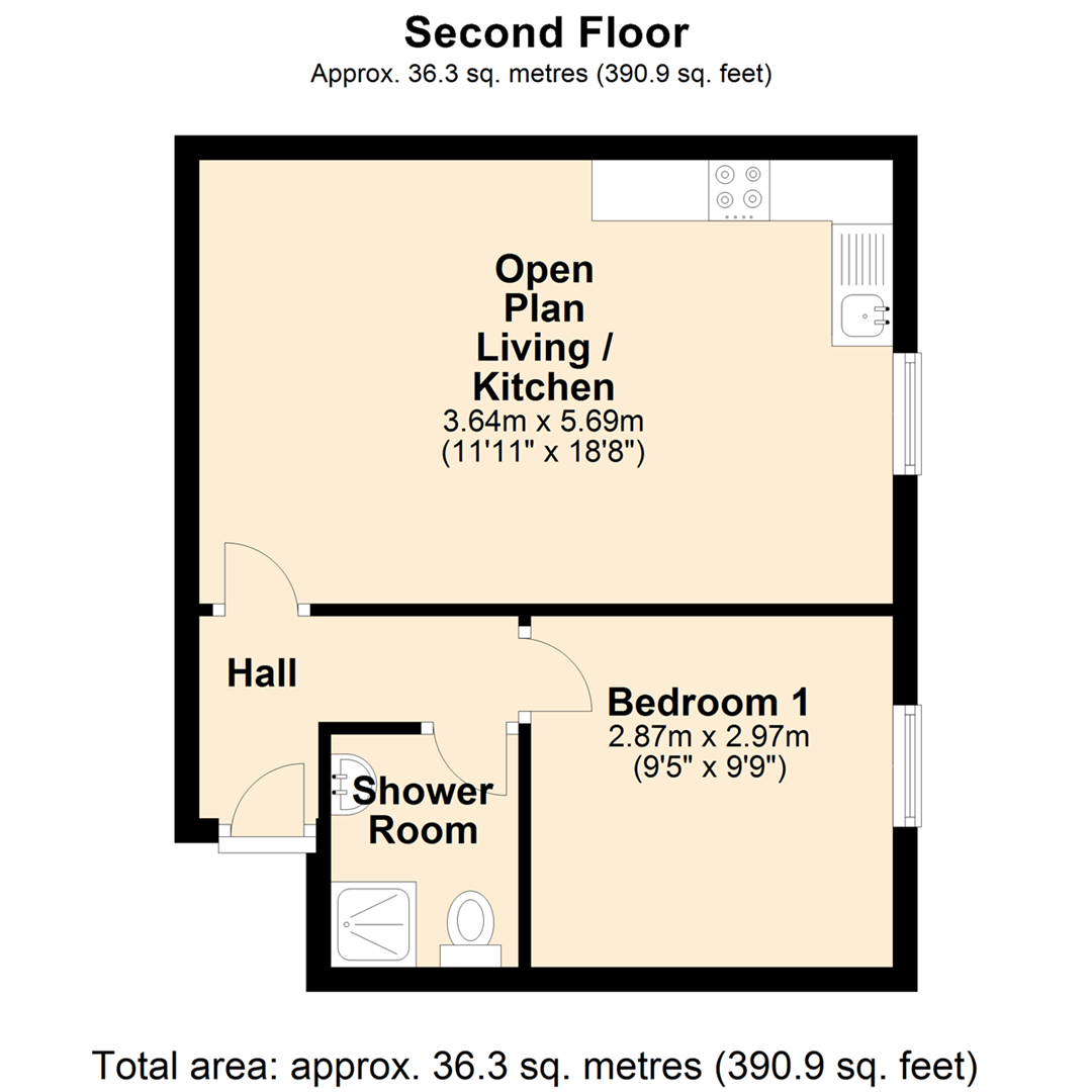 1 bed flat to rent in Bury Road, Rawtenstall, Rossendale BB4 Zoopla
