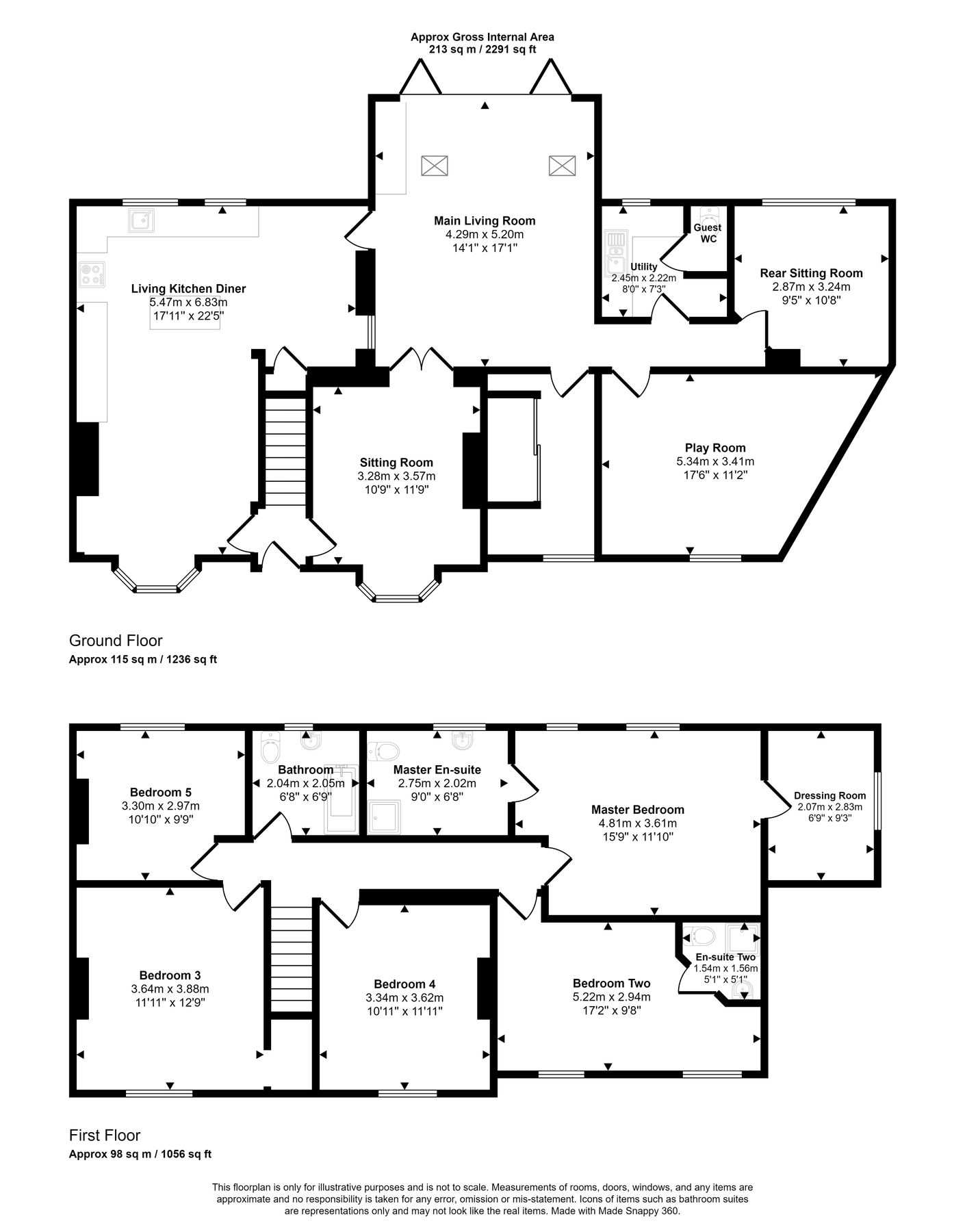 5 bed detached house for sale in Ivanhoe Road, Lichfield WS14 Zoopla