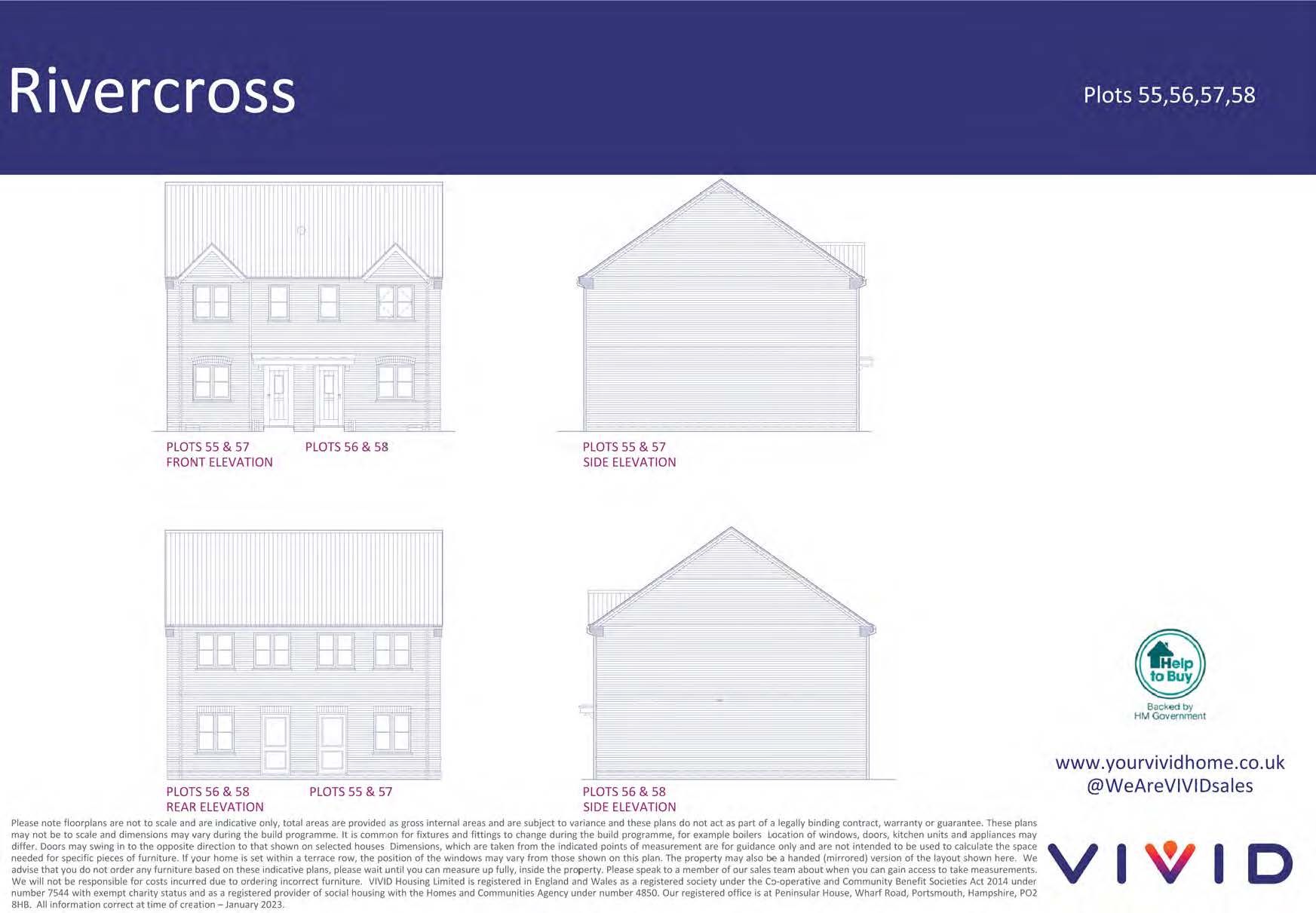 2 bed semidetached house for sale in Plot 55, Vivid Rivercross
